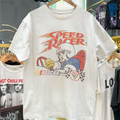 Vintage Speed Racer White Vintage Washe Graphic T-Shirt