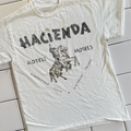 Vintage 90s Hacienda Hotel Rare Washed White Graphic T-Shirt
