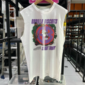 Vintage 1989 Gorilla Biscuit 'Start Today' Rare Washed White Cut-Off