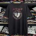 Vintage 2005 Aqua teen Hunger Force ATHF Washed Black Graphic Graphic T-Shirt